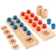 thumbnail image 1 of Guangmc Juego de juguetes de conteo de madera Montessori Clavijas educativas de matemáticas para niños, 1 of 1