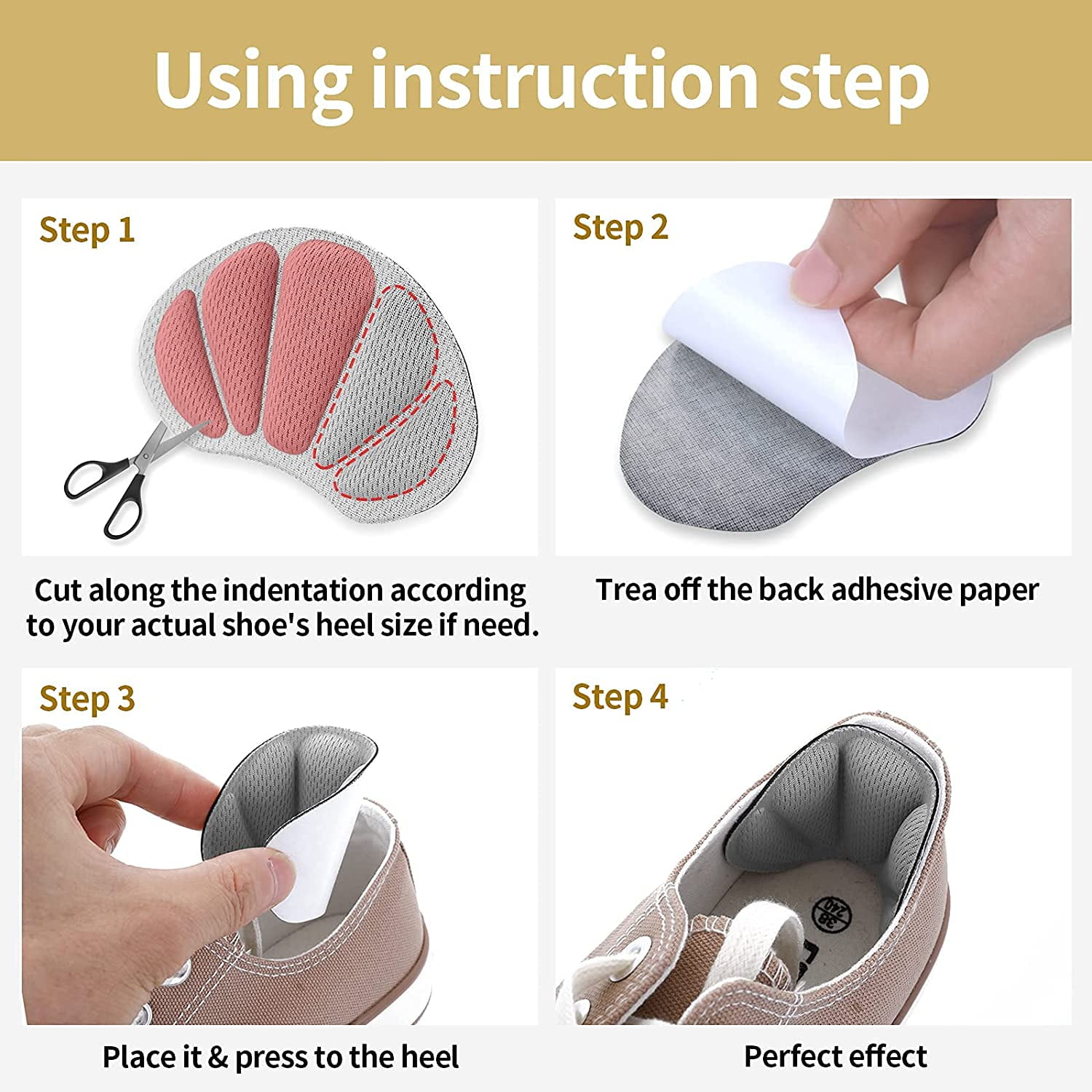 Thick heel insoles deals