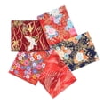 thumbnail image 3 of 5 Pieces Japanese Fabric Cotton for Quilting Crafts, , Bedding, E 20X25CM, 3 of 8
