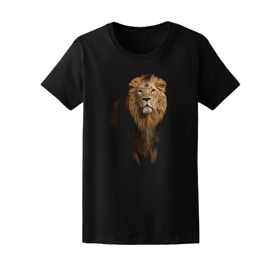 Realistic Lion Graphic Tee Men's -Image by Shutterstock