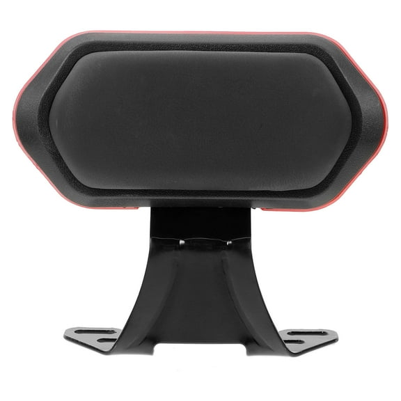 IDEANATEGRATE 1Pcs Curved Metal Rear Passenger Seat Pad for Daily Riding 9.3x8.1x2.6in