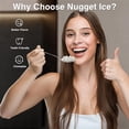 thumbnail image 3 of Auseo Nugget Ice Makers, 35lbs/Per day Chewable Nugget  Ice Machine  with Self-Cleaning,Steel, 3 of 8
