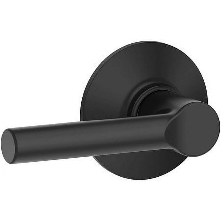 Schlage Broadway Matte Black Privacy Lever Right or Left Handed Schlage Broadway Matte Black Privacy Lever Right or Left Handed