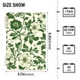 thumbnail image 2 of FORMRS 1-Subject Spiral Notebook 8" x 5" College Ruled 60 Refillable Sheet A5 Hard Cover, 2 Pack, Green Floral, 2 of 7