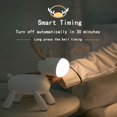 thumbnail image 3 of Luz de noche LED para niños, lámpara de mesa LED, diseño de ciervo y alce, lámpara de noche con carga USB, brillo ajustable, decorativa., 3 of 5