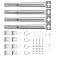 thumbnail image 3 of 4pcs Burner Tubes Stainless Steel Adjustable Grill Tubes Replacement Universal BBQ Channel Pipes, 3 of 8