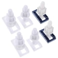 thumbnail image 5 of 6 Sets Toilet Seat Hinges and Screws Plastic Fittings Bolts Replacement Parts, 5 of 5