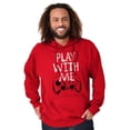 thumbnail image 3 of Play With Me Gamer Funny Nerdy Geeky Hoodie Hooded Sweatshirt Men Brisco Brands S, 3 of 6