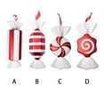thumbnail image 4 of Billuyoard Decoración de Navidad 32CM rojo y blanco DIY caramelo colgante colgante árbol de Navidad decoración de fiesta Barra de herramientas No. 4 Billuyoard HA044707-04, 4 of 6