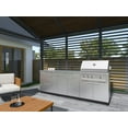 thumbnail image 5 of NewAge Products Outdoor Kitchen Stainless Steel 3 Piece Cabinet Set with 3-Drawer, Bar and Grill Cabinet, 5 of 14