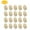 Beige, variant on Fridja 20Pcs Simulation Colorful Plastic Easter-Eggs Bright PlasticEggs Decorations DIY