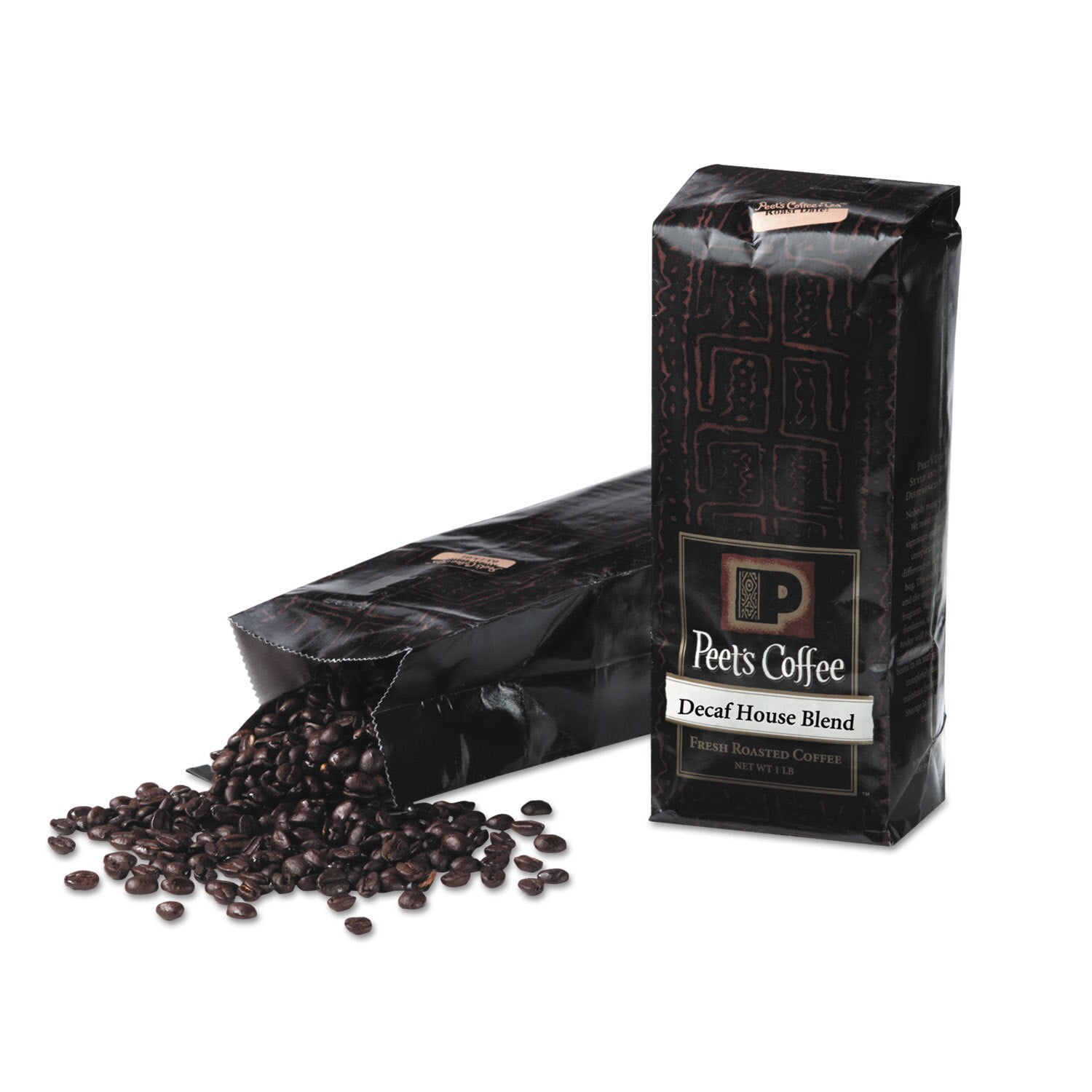 Peet's Coffee & Tea Bulk Coffee House Blend Decaf Whole Bean 1 lb Bag 500689