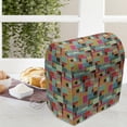 thumbnail image 3 of Colorful Stand Mixer Cover, Contemporary Geometric Square Tiled Grunge Vintage Rectangular Illustration, Kitchen Appliance Organizer Bag Cover with Pockets, 5 Quarts, Multicolor, by Ambesonne, 3 of 4