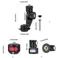 thumbnail image 3 of Regulable Bike Camera Holder Quickly Release Revolving Movable Mount for Road Cycling, 3 of 8