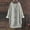 Gray, variant on Lutiedan Long Sleeve Cardigans for Women Cotton Button Down High Low Cardigan Fall Casual Baggy Solid Cardigan,Light Blue,L
