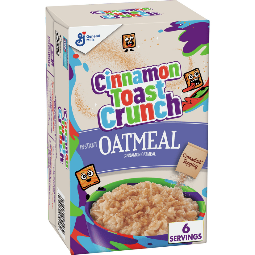 Cinnamon Toast Crunch Instant Oatmeal, 6 ct, 8.8 oz