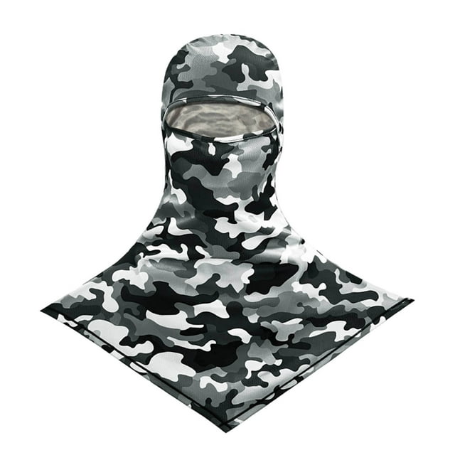 Sun Protective Scarf Breathable Mesh Print Head Wrap For Women Men Outdoor Daily Use Lightweight Comfortable