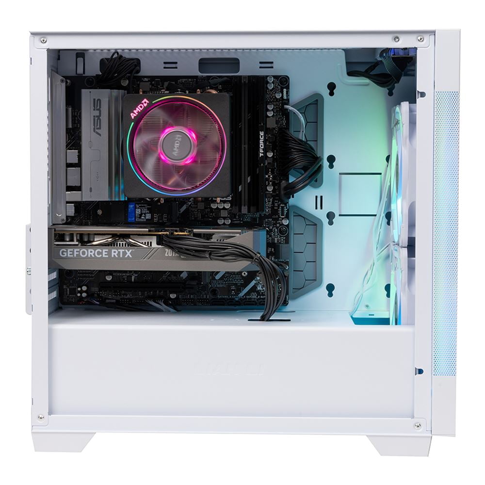 PowerSpec G528 Gaming PC AMD Ryzen 5 7500X3D 4.0GHz Processor, NVIDIA GeForce RTX 5060 8GB GDDR7, 16GB DDR5-6000 RAM, 1TB NVMe, WiFi 6 (802.11ax), Bluetooth 5.3, Windows 11 Home