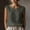 *Army Green, variant on Women's Boat Neck Sleeveless Linen Tank Top, Casual Loose Fit Summer Blouse Army Green,Women's Plus XXL