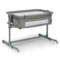 thumbnail image 4 of Delta Children Close2Me Bedside Baby Bassinet Sleeper with Breathable Mesh and Adjustable Heights - Lightweight Portable Crib, Grey, 4 of 11