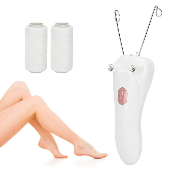 USB Charging Electric Cotton Thread Epilator Facial Body Hair Removal Machine DevicePink