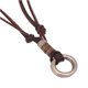thumbnail image 4 of Qarigey Collar de doble anillo de aleación portátil elegante colgante de moda ajustable decorativo electrochapado joyería colgante de cuero Ropa, zapatos y accesorios Miscelánea, 4 of 6