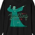thumbnail image 2 of Harry Potter Duelling Club Crew Neck Long Sleeve Adult Black Tee-Large, 2 of 7