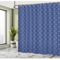 thumbnail image 4 of Ambesonne Royal Blue Shower Curtain, Ornament Circular Floral, 69"Wx84"L, Dark Lavender and Violet, 4 of 4