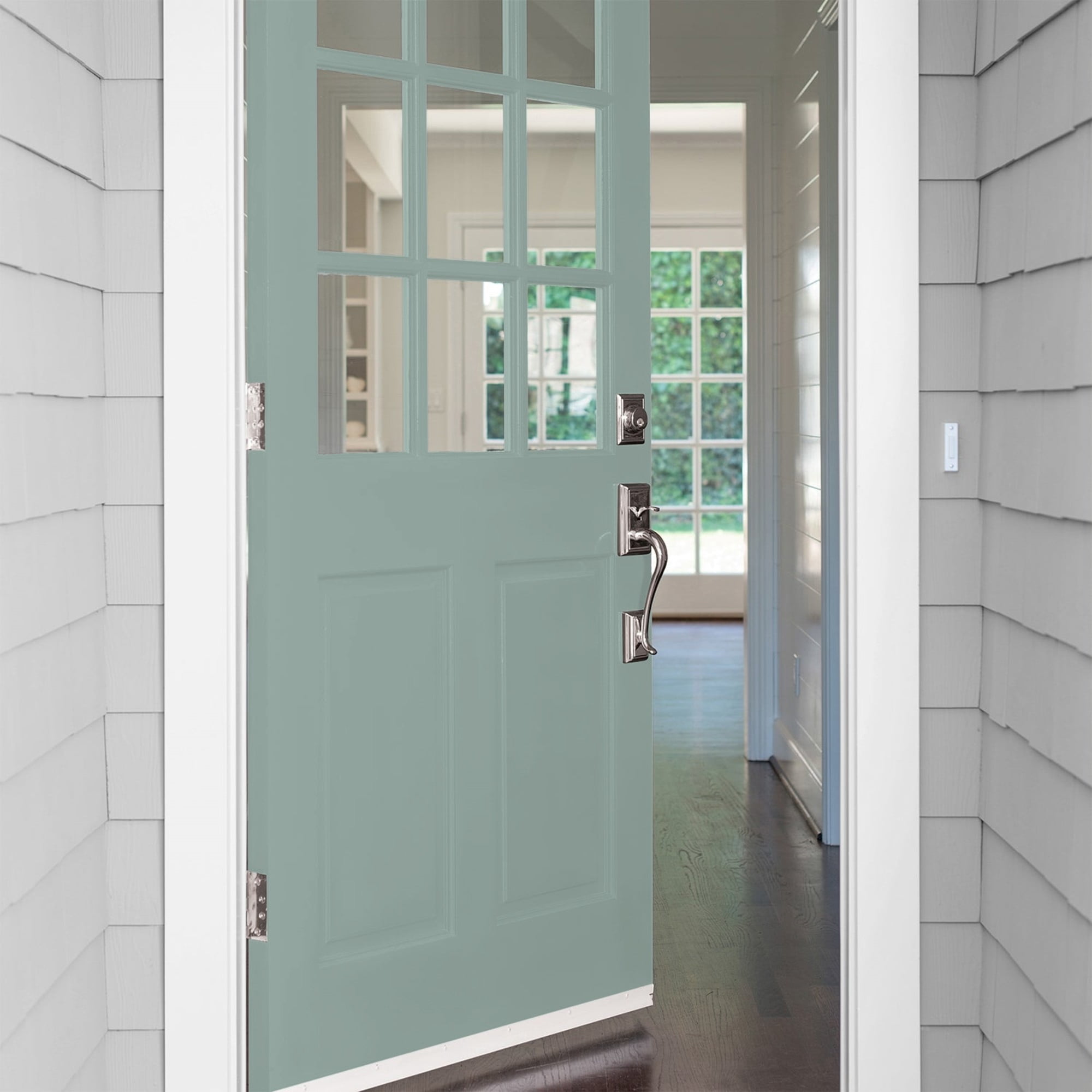 Glidden High Endurance Plus Spruce Shade Semi Gloss Exterior Paint and Primer, 1 Quart