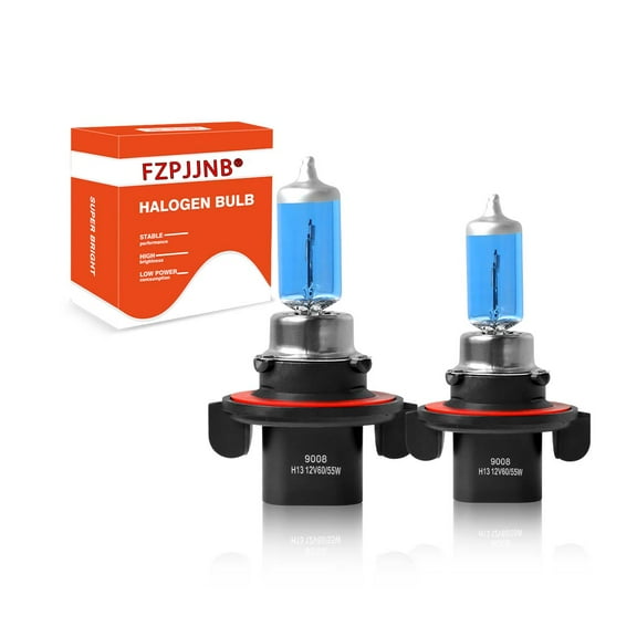 FZPJJNB For Ford Freestar 2004-2007 - 2PC 9008/H13 Halogen Headlight Bulbs High / Low Beam Kit