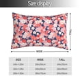 thumbnail image 2 of Yiaed Japanese Cherry Blossoms Print Brushed Microfiber Envelope Pillowcases, Standard,Envelope Closure Pillow Cases(No pillow core)-16"x24", 2 of 6