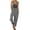 Dark Gray, variant on Conairie Women 4th of July Overalls American Falg Print Lightweight Adjustable Straps Jumpsuits Wide Leg Pants With Pockets L
