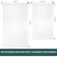 thumbnail image 2 of Persianas para Ventanas sin Taladro ,Persiana Enrollable Blackout,Persianas Enrollables para Ventana,Cortinas Blackout,Poliéster,para Hogar y Oficina,Blanco, 2 of 4