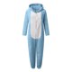 thumbnail image 5 of Mono de manga larga con capucha para niñas, pijama informal de invierno cálido, ropa de dormir para mujer, pantalones de terciopelo ártico de doble cara, 5 of 6