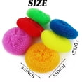thumbnail image 2 of RONYOUNG 30PCS Plastic Dish Scrubbers for Dishes Plastic Pot Round Scrubber Scouring Pad Nylon Dish Scrubber, Poly Mesh Scouring Dish Pads Non Scratch Scrubbers, 2 of 5
