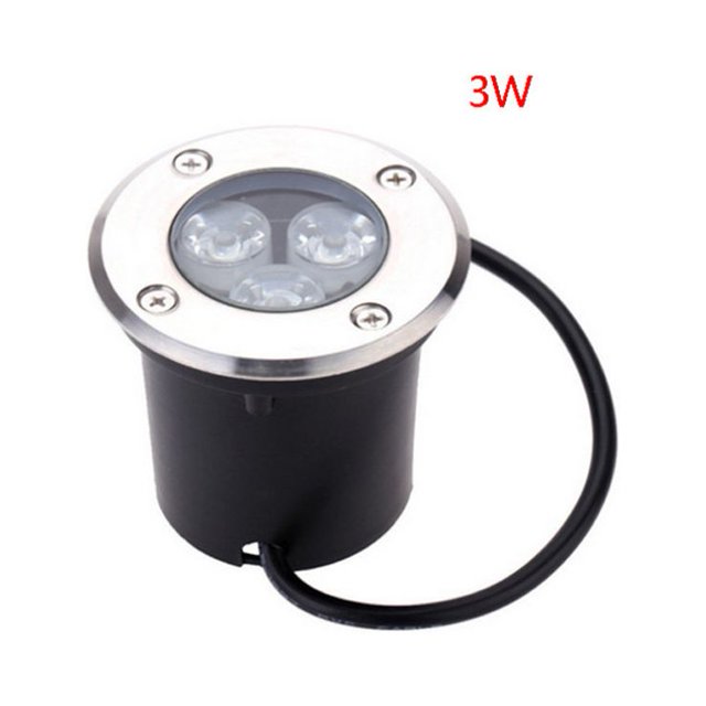 Lámpara de pie empotrable YONGSHENG para Jardín al aire libre Impermeable Blanco frío 3W-2