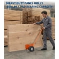 thumbnail image 7 of Gaderth Panel Dolly with Extended Handle, 660 LBS Capacity, Panel Cart with Extended Handle, Heavy Duty Drywall Cart with 10" Solid Rubber Wheels, Panel Cart for Sheetrock Plywood & Doors Transport, 7 of 7