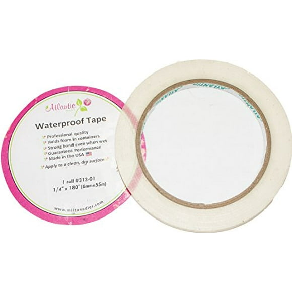 Floral Waterproof Tape, Clear - 1/2" X 180' Roll