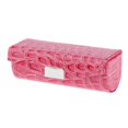 thumbnail image 3 of Boîte de Rangement Porte-Rouge à Lèvres en Cuir avec Miroir pour Sac à Main Rouge Rose, 3 of 8