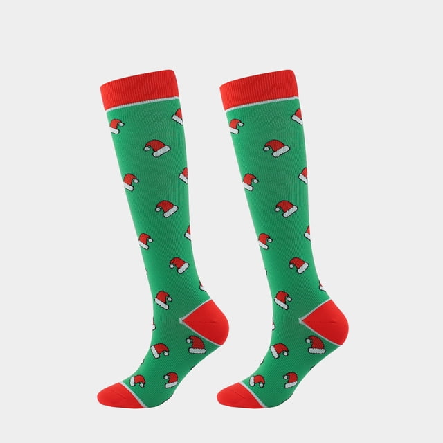 Medias de compresión para adultos, medias de Navidad, medias de compresión para Halloween