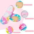 thumbnail image 2 of OlyPegic Ballet Shoes for Girls Toddler Dance Practice Ballet Slippers Soft PU Leather Flats Shoes for Kid Sole Yoga Gymnastics, 2 of 7