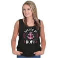 thumbnail image 5 of Breast Cancer Ribbon Anchor in Hope Tank Top Tee Shirt Women Brisco Brands S, 5 of 6