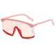 thumbnail image 2 of Gafas de sol retro europeas y americanas de una pieza con montura grande, hechas de PC, 2 of 6