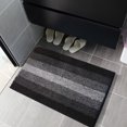 thumbnail image 6 of MERILER Chenille Absorbent Bathroom Rug - Non-Slip, Quick Drying, and Decorative for Home Entrances and Shower Rooms, 6 of 7