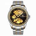 thumbnail image 5 of Reloj mecánico automático en nombre del reloj de hombre hueco de doble cara reloj mecánico impermeable, 5 of 5