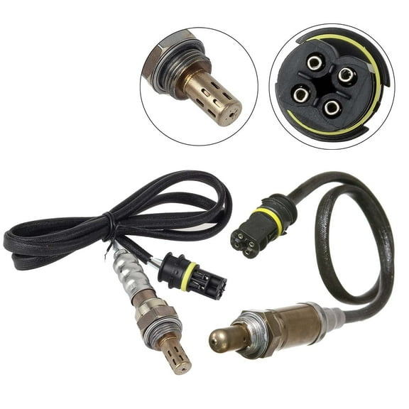 Maxfavor 2Pcs O2 Oxygen Sensor for 2000-1997 Mercedes-Benz C230 L4 2.3L 4-Door Upstream Downstream