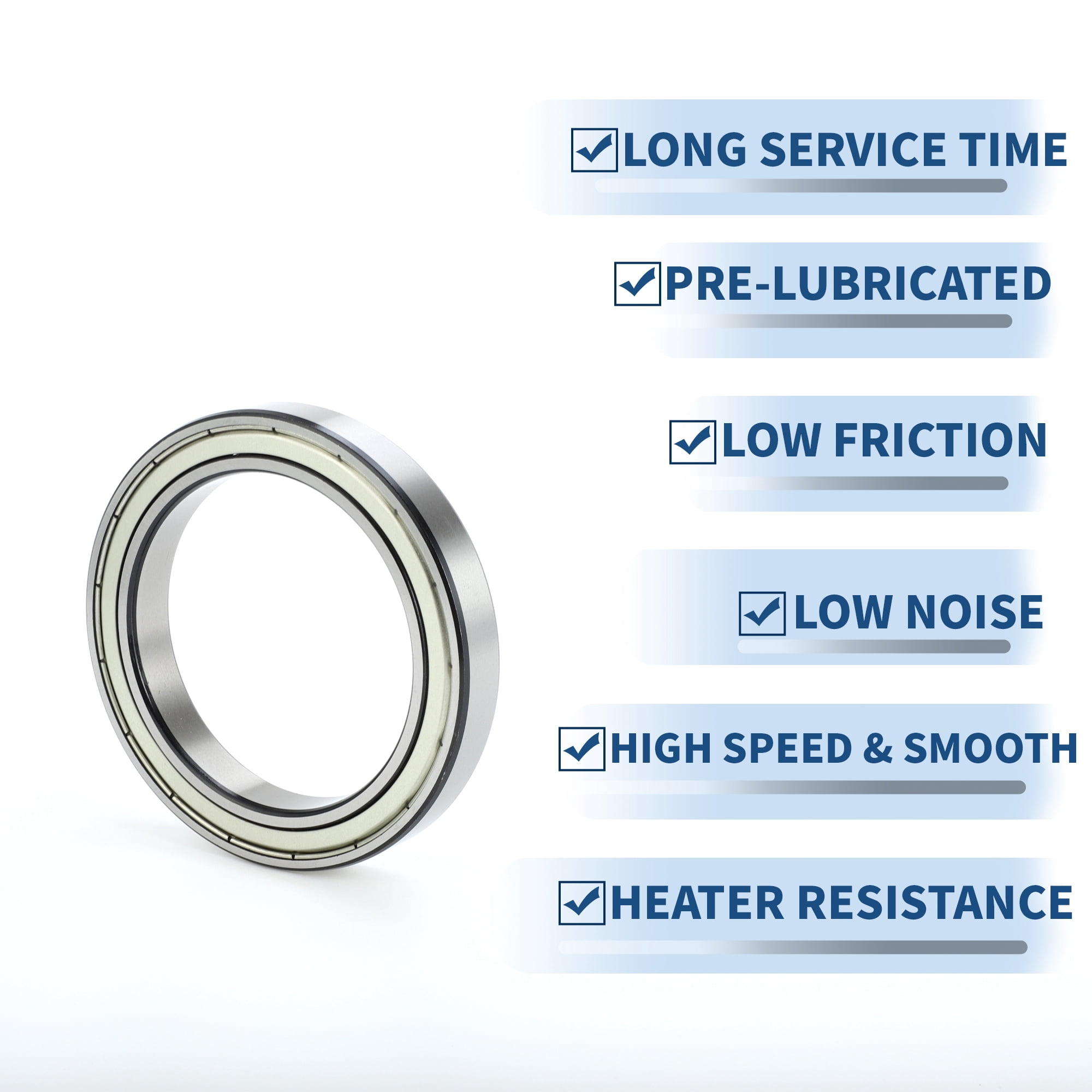 6916ZZ Deep Groove Ball Bearings 80x110x16mm 1 Pc Lubricated Bearings Scooter Skateboard Wheel