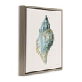 thumbnail image 3 of Stupell Industries Coastal Bliss Conch Shell Brown Framed Floater Canvas Wall Art design by Danhui Nai, 18 x 18, 3 of 9
