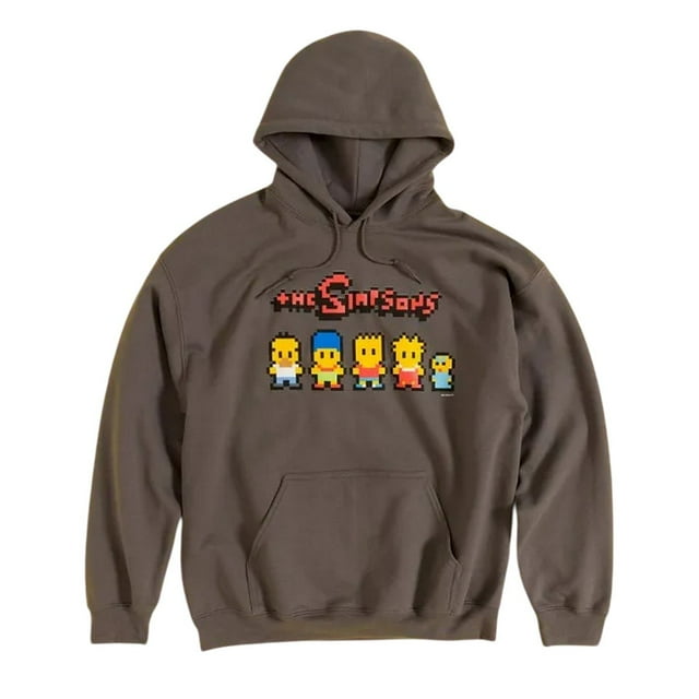 The Simpsons Adult Pixel Hoodie