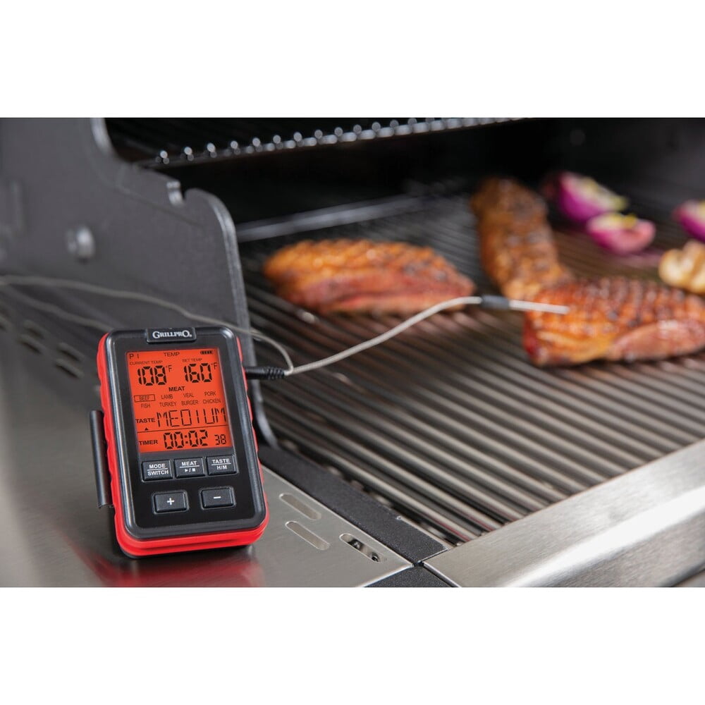 Onward Manufacturing Company GrillPro Leave-In Probe Side Table Thermometer 13925 — Residential Use, Standard Application